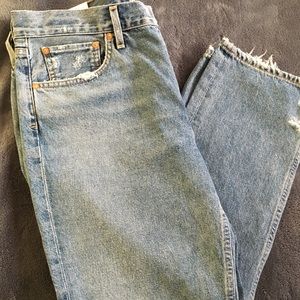 Agolde cigarette low slung straight leg